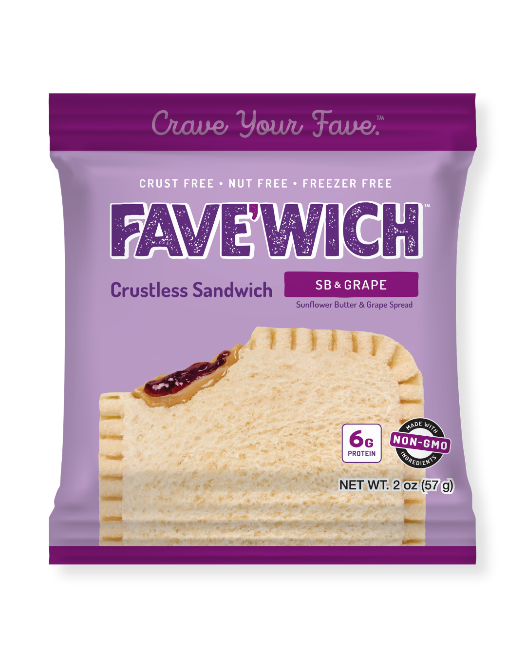Fave’Wich Fave’Wich Fresh Crustless Nut-Free Sandwiches — product image